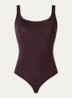 Jamaika stringbody met glanzende finish - Aubergine