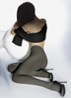 Maillot in scheerwolblend - Anthracite - 7221