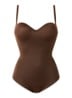 Mat de Luxe Forming corrigerende body met beugel - Bruin