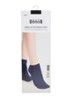Ribgebreide sneakersokken in katoenblend in 2-pack - Zwart