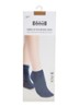 Ribgebreide sokken in katoenblend in 3-pack - Camel