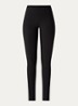 Scuba high waist skinny fit legging met stretch - Zwart
