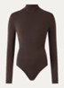Shaping stringbody met opengewerkt dessin - Aubergine