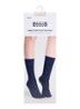 Stretch ribgebreide sokken in katoenblend - Creme