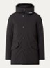 Arctic gewatteerde parka met donsvulling en waterafstotende coating - Zwart