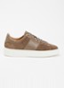 Classic Court sneaker van suède met details van kalfsleer - Lichtbruin