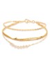 Armband van zilver - Goud