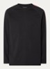 Longsleeve met logo - Zwart