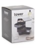 Tower sieradendoos 10 x 9 cm - Zwart