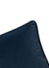 Divan sierkussenhoes van fluweel - Donkerblauw