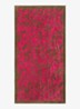 Sao strandlaken van  katoen 90 x 160 cm - Donkerroze