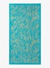 Sao strandlaken van  katoen 90 x 160 cm - Turquoise