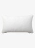 Souvenir kussenhoes in zijdeblend 33 x 57 cm - Wit