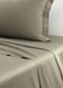 Triomphe laken van katoensatijn 310TC - Khaki