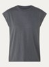 Cloe mouwloze top met strass - Middengrijs