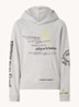 Georgy Mltcusto hoodie met front- en backprint - Grijs