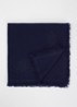 Mini Stevie sjaal van kasjmier met strass 90 x 90 cm - Donkerblauw