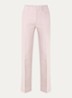 Pistol high waist straight fit pantalon met lurex - Oudroze