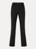 Pistol high waist straight fit pantalon met steekzakken - Zwart