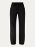 Poma high waist loose fit joggingbroek met steekzakken - Zwart