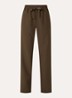 Poma high waist loose fit joggingbroek met steekzakken - Mosgroen