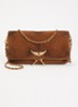 Rock Western clutch van suède - Cognac