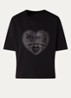 Tadia T-shirt met strass - Zwart
