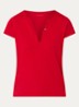 Tuni T-shirt met V-hals - Rood