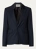 Valse blazer met strass en klepzakken - Zalmroze