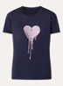 Walk HC T-shirt met strass - Donkerblauw