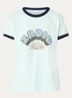 Walk T-shirt met logo - Blauw