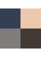 Pure Color Envy Luxe EyeShadow Quad - oogschaduw palette - Indigo Night