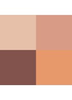 Quad Eyeshadow - Limited Edition oogschaduwpalette  - Warm coral