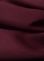 Re-Nylon scrunchie met logo - Bordeauxrood
