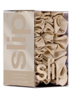 Back To Basics Pure Silk Scrunchies Set - haarelastiek van zijde set van 3 - Blonde